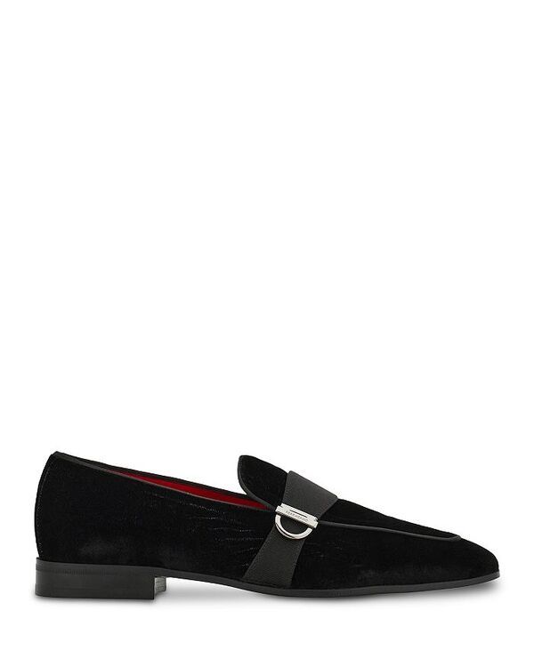 フェラガモ レディース シューズ スリッポン・ローファー ベルベット FERRAGAMO Mens Bitter Velvet Loafers Nero