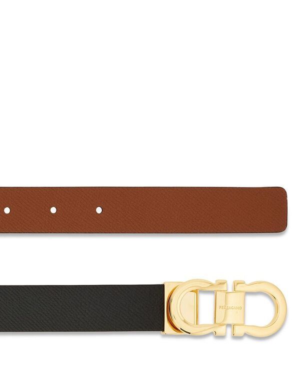 フェラガモ レディース アクセサリー ベルト レザー FERRAGAMO Womens Donna Reversibleather Belt Nero
