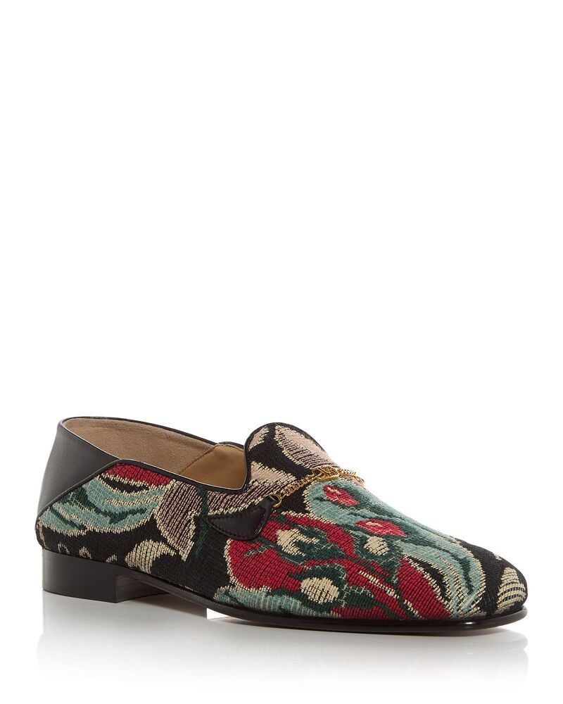 ヴァレンティノ メンズ シューズ スリッポン・ローファー ロゴ Valentino Garavani Mens VLogo Jiggie Jacquard Loafers Black Multi ブラック
