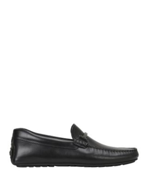 ボス メンズ シューズ スリッポン・ローファー Hugo Boss Mens Noel Slip On Bit Drivers Black ブラック