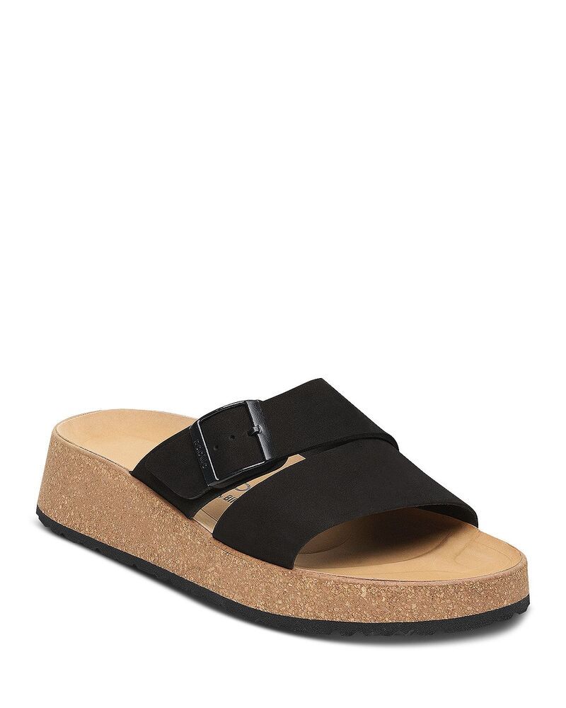 ビルケンシュトック レディース シューズ サンダル レザー Birkenstock Womens Almina Leather Sandals Black ブラック