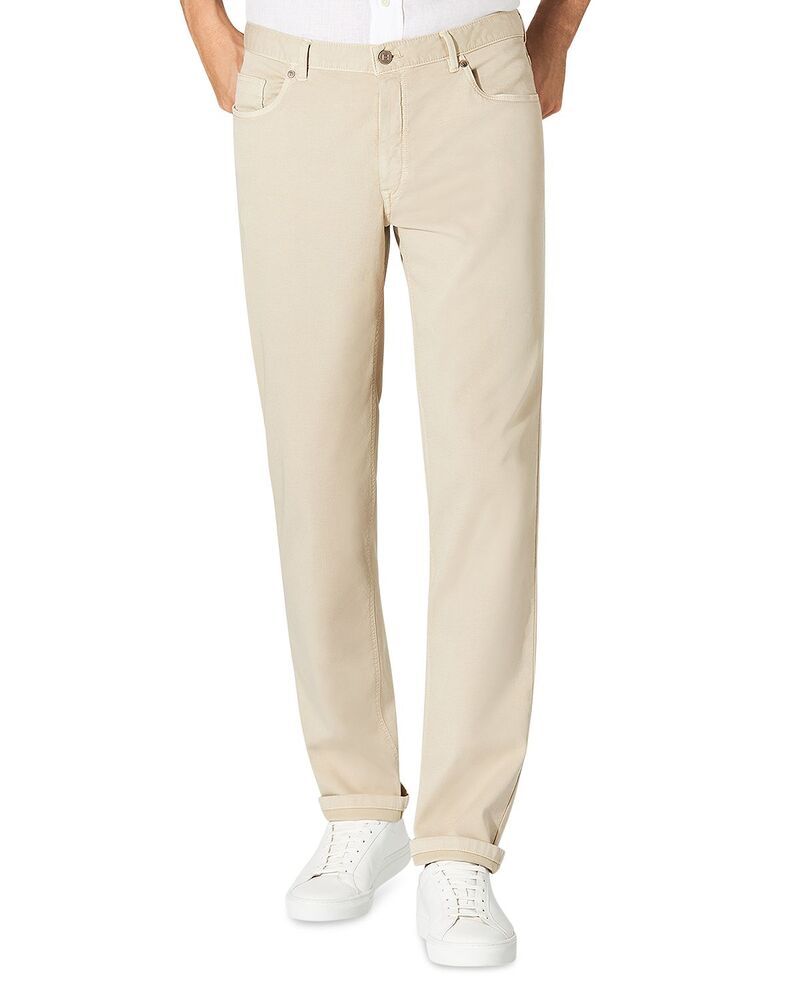 ヒルティル メンズ ボトムス カジュアルパンツ コットン HILTL Dean Fundamental Structure Cotton Pantsand サンド