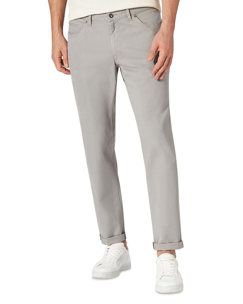 ヒルティル メンズ ボトムス カジュアルパンツ コットン HILTL Dude 5Pocket Essential Cotton Pants Pastel Grey グレー
