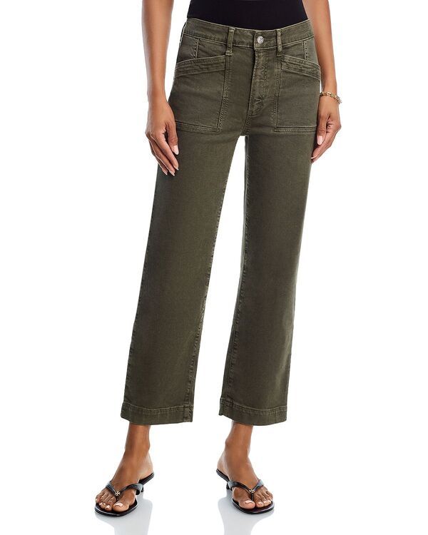 ペイジ レディース ボトムス デニムパンツ ヴィンテージ アンクル ジーンズ PAIGE Quincy Mid Rise Relaxed Ankle Jeans in Vintage Forest Moss Vintage Forest Moss フォレスト