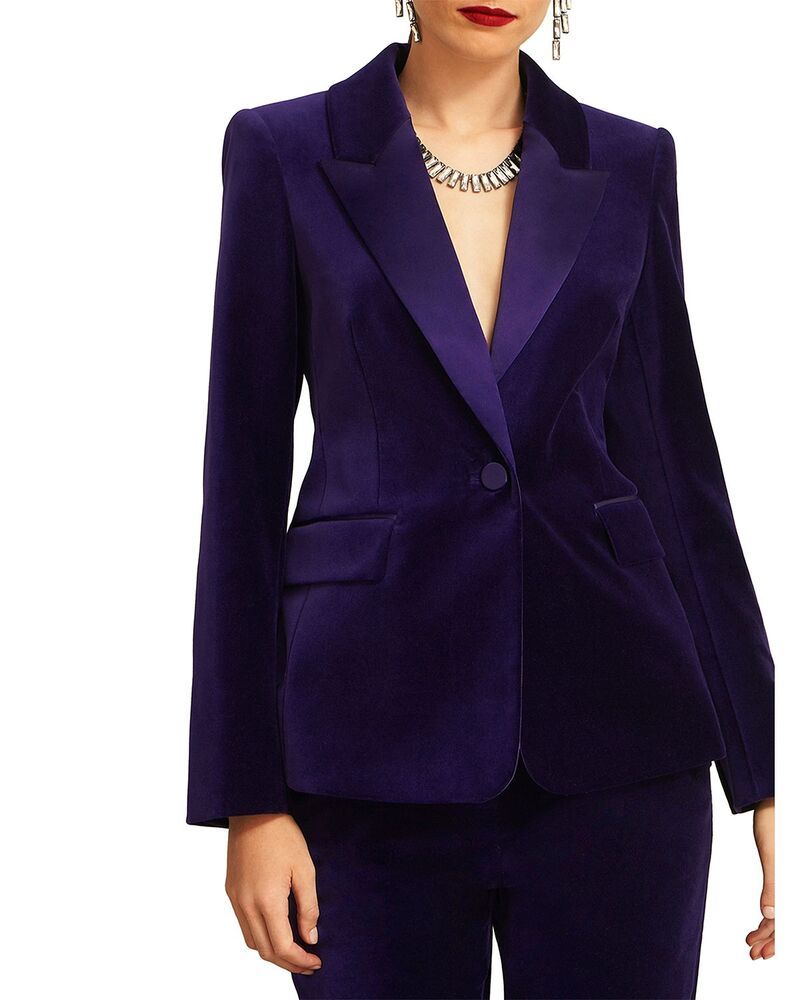 ホッブスロンドン レディース アウター ジャケット・ブルゾン HOBBS LONDON Heather Jacket Midnight Purple パープル