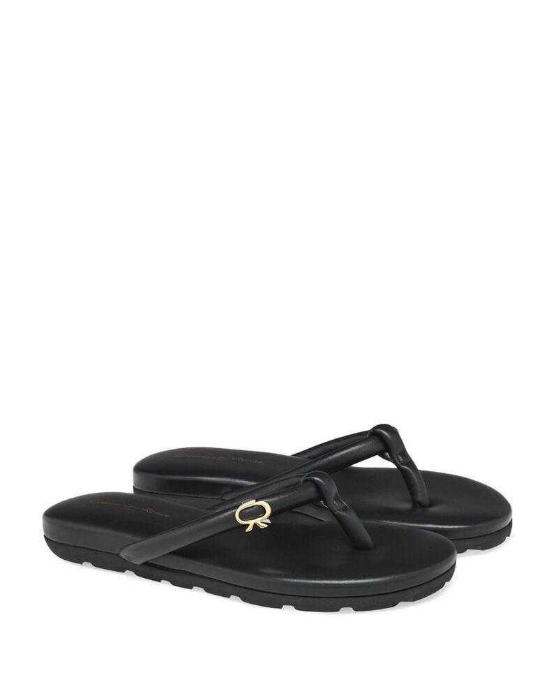 ジャンヴィト ロッシ レディース アンダーウェア パンツ サンダル Gianvito Rossi Womens Fiji Thong Sandal Black Nappa ブラック