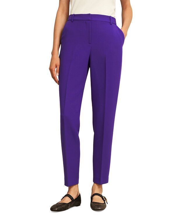 ホッブスロンドン レディース ボトムス カジュアルパンツ プチ HOBBS LONDON Petite Sami Trousers Jewel Purple パープル