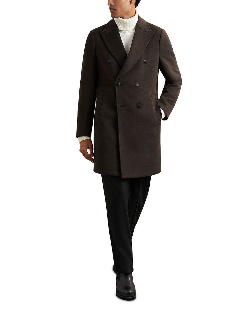レイス メンズ アウター コート レギュラーフィット ウール REISS Timpano Wool Blend Regular Fit Double Breasted Overcoat Darkhaki カーキ レイス メンズ アウター コート レギュラーフィット ウール REISS Timpano Wool Blend Regular Fit Double Breasted Overcoat Darkhaki カーキ