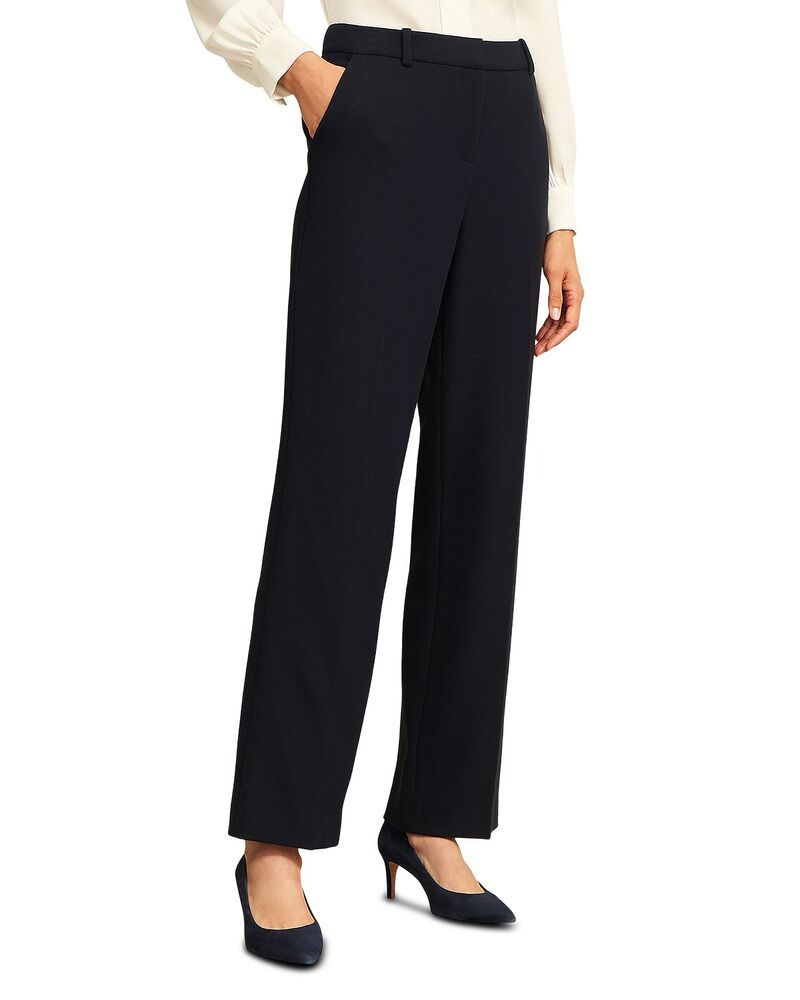 ホッブスロンドン レディース ボトムス カジュアルパンツ ストレート HOBBS LONDON Ivy Straight Leg Pants Navy ネイビー