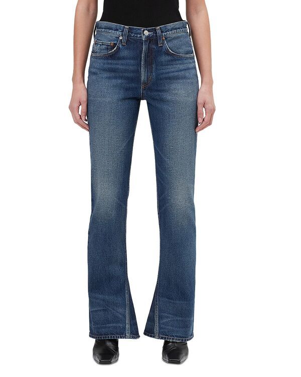 アゴルド レディース ボトムス デニムパンツ ブーツ ジーンズ AGOLDE Mid Rise Kick Boot Jeans in Stencil