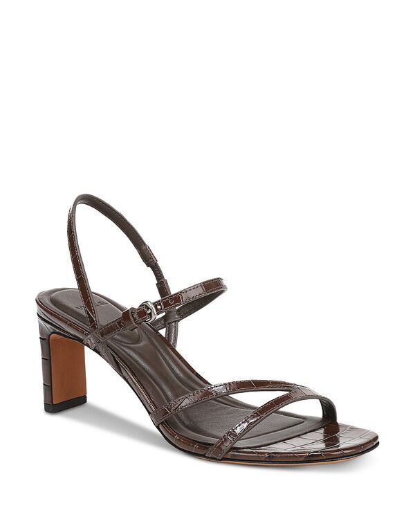 ヴィンス レディース シューズ サンダル ヒール Vince Womens Marcela Mid Heel Sandals Cacao Brown ブラウン