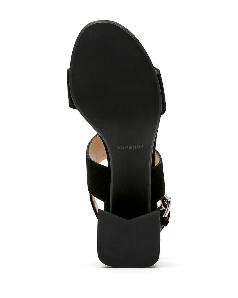 ラカナディアン レディース シューズ サンダル スエード La Canadienne Womens Flemming Suede Sandals Black ブラック