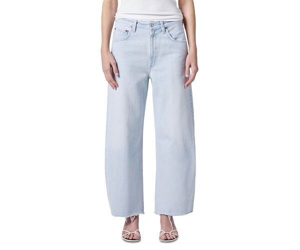 アゴルド レディース ボトムス デニムパンツ ジーンズ AGOLDE Low Curve Fray Mid Rise Jeans in Flourish