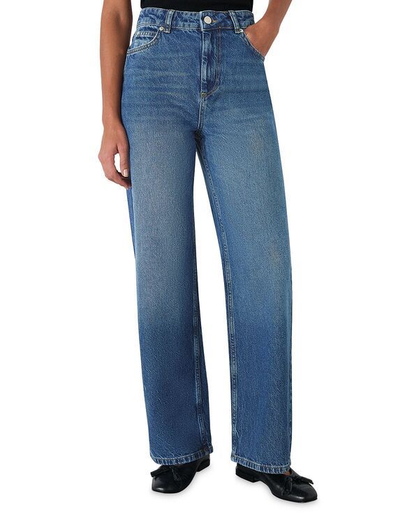 ホイッスルズ レディース ボトムス デニムパンツ ジーンズ Whistlestraight Fullength Jeans in Denim デニム