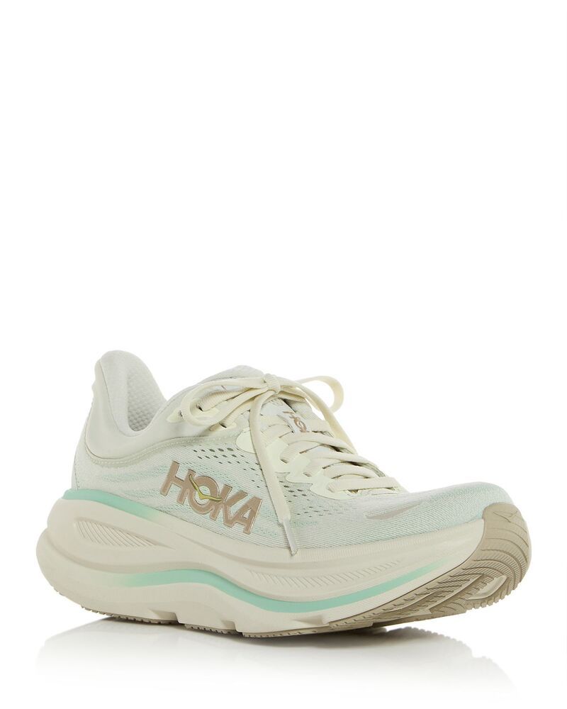 ホカオネオネ レディース シューズ スニーカー HOKA Womens Bondi 9 Running Sneakers Truffle SaltSea Glass