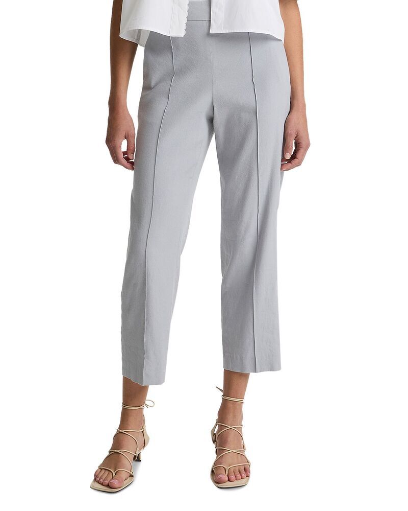 ヴィンス レディース ボトムス カジュアルパンツ リネン Vince Linen Blend Mid Rise Tapered Pull On Pants Bay Mist