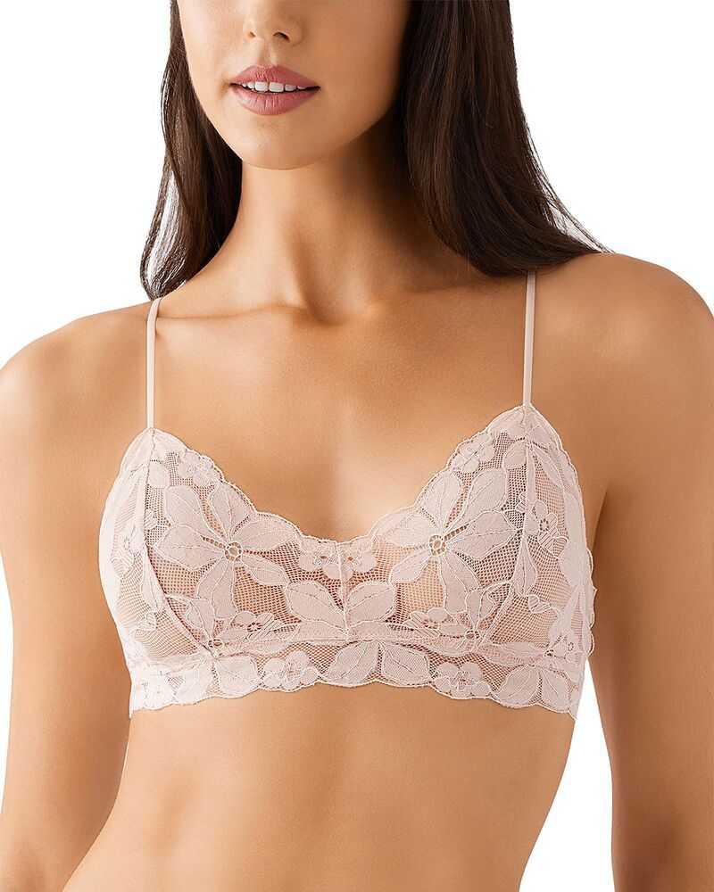 ビーテンプティッド レディース アンダーウェア ブラジャー btemptd by Wacoal Feeling Famous Bralette Rose SmokeWhite ホワイト
