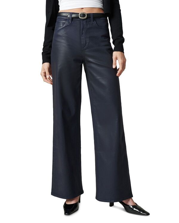 ジョーズジーンズ レディース ボトムス デニムパンツ ワイドレッグ コート Joes Jeans The Mia High Rise Wide Leg Coated Jeans Navy ネイビー