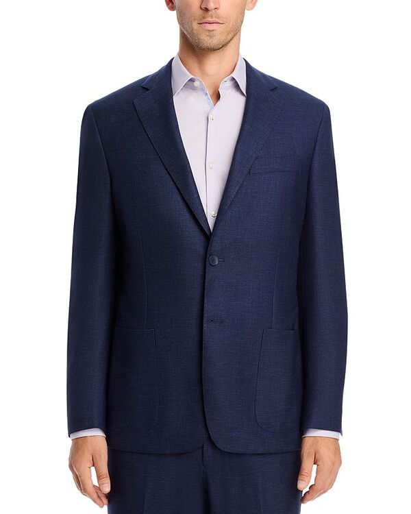 ヴィンス メンズ アウター ジャケット・ブルゾン スリムフィット ジャケット Vince Melange Solid Unstructured Slim Fit Suit Jacket Dark Blue ブルー
