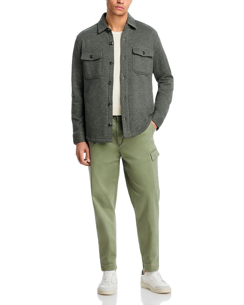 ファレティ メンズ アウター ジャケット・ブルゾン シャツ Faherty Inlet Shirt Jacket Olive Leaf Mlange オリーブ