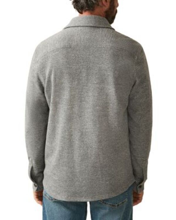 ファレティ メンズ アウター ジャケット・ブルゾン シャツ Faherty Inlet Shirt Jacket Medium Grey Mlange グレー