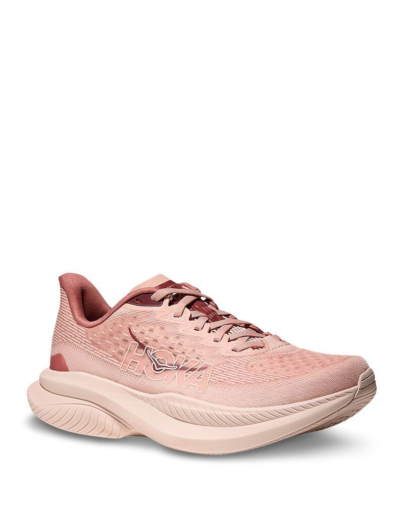 ホカオネオネ レディース シューズ スニーカー HOKA Womens Mach 6 Low Top Sneakers Rose LatteBlush ブラッシュ 27,594円