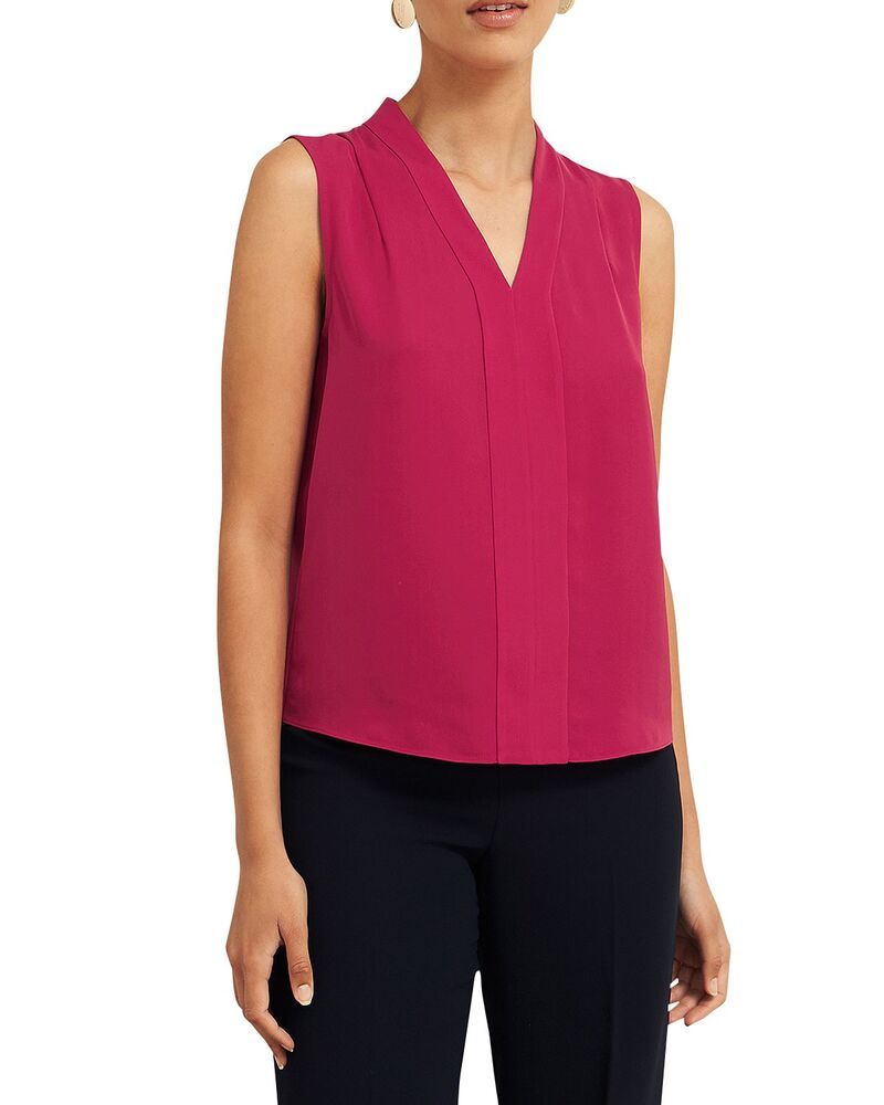 ホッブスロンドン レディース トップス シャツ ブラウス HOBBS LONDON Shelley Blouse Cranberry