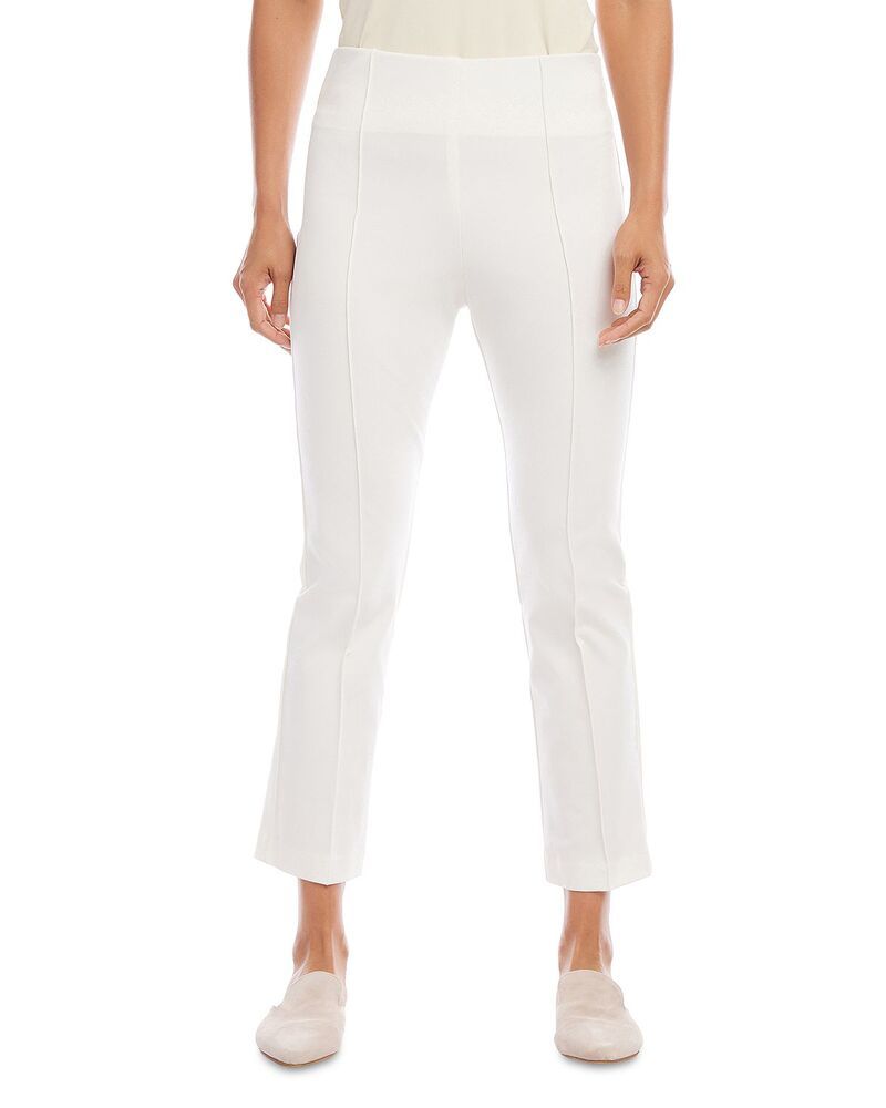 カレンケーン レディース ボトムス カジュアルパンツ クロップド Karen Kane Cropped Seam Front Pants Off White オフホワイト