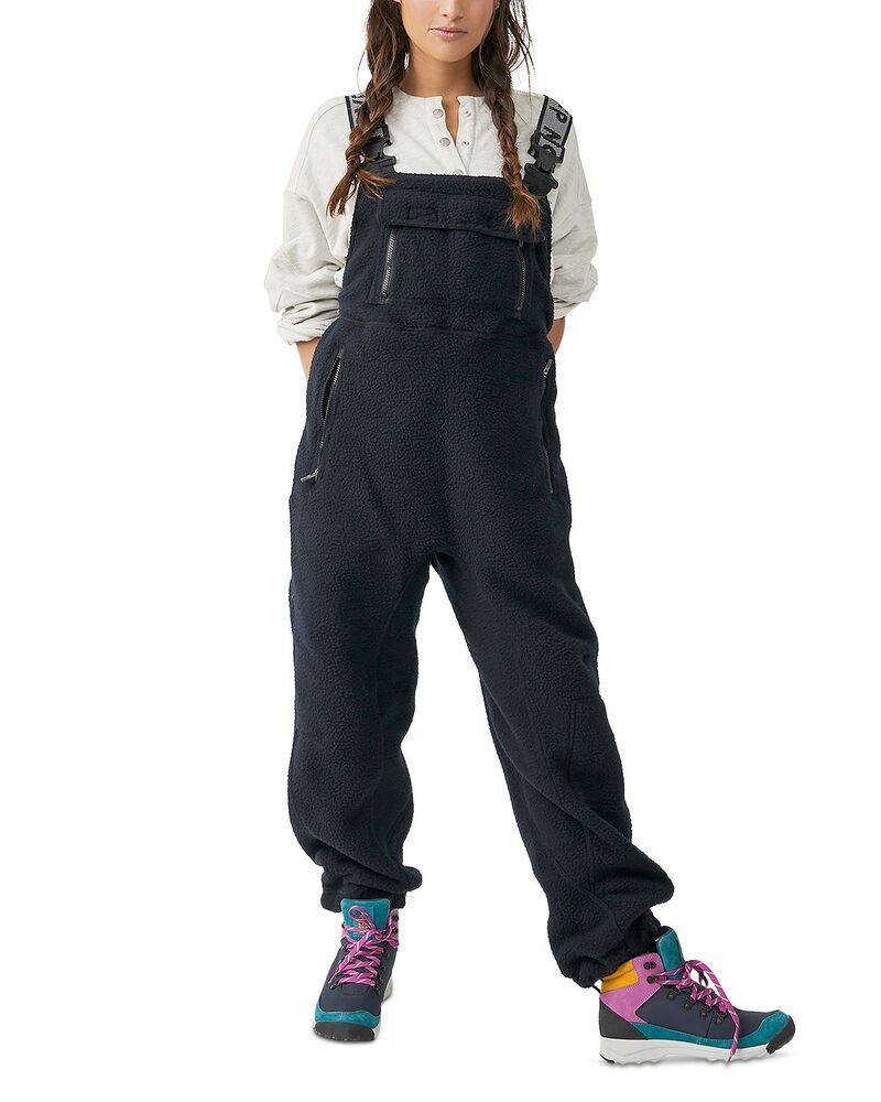 フリーピープル レディース ボトムス カジュアルパンツ オーバーオール Free People Hithe Slopes Overalls Black ブラック