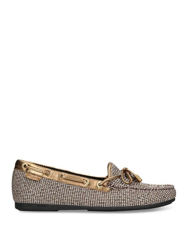 カートジェイガーロンドン レディース シューズ スリッポン・ローファー KURT GEIGER LONDON Womens Eagle Moccasin Boat Loafers Dark Beige ベージュ カートジェイガーロンドン レディース シューズ スリッポン・ローファー KURT GEIGER LONDON Womens Eagle Moccasin Boat Loafers Dark Beige ベージュ