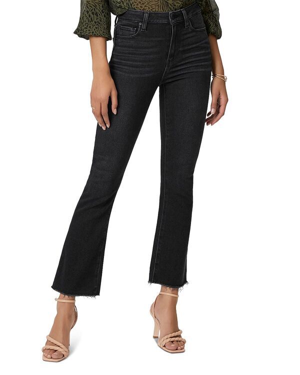 ペイジ レディース ボトムス デニムパンツ アンクル ジーンズ PAIGE Claudine High Rise Ankle Flare Jeans Black Lotus ブラック