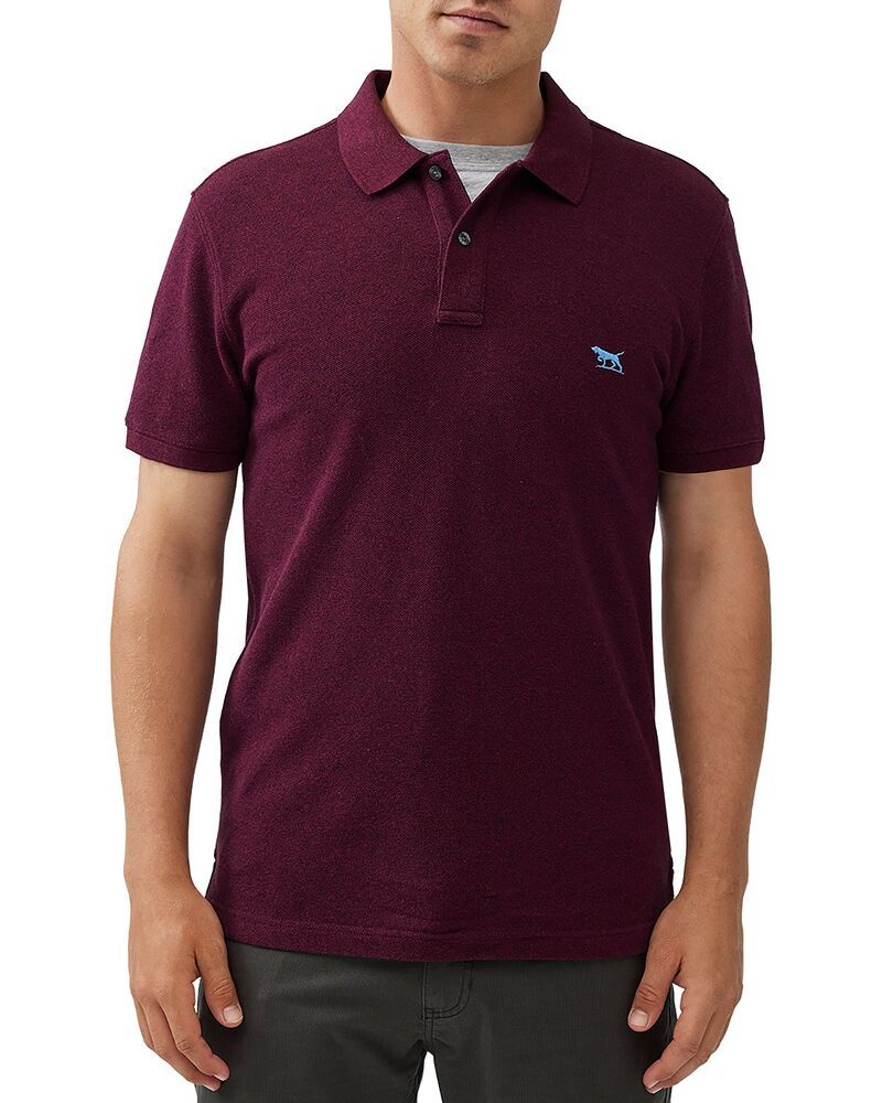 ロッドアンドグン メンズ トップス ポロシャツ スリムフィット Rodd Gunn The Gunn Slim Fit Polo Shirt Garnet