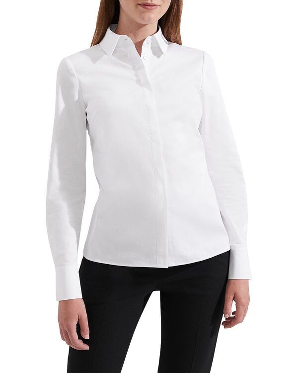 ホッブスロンドン レディース トップス シャツ HOBBS LONDON Victoria Shirt White ホワイト