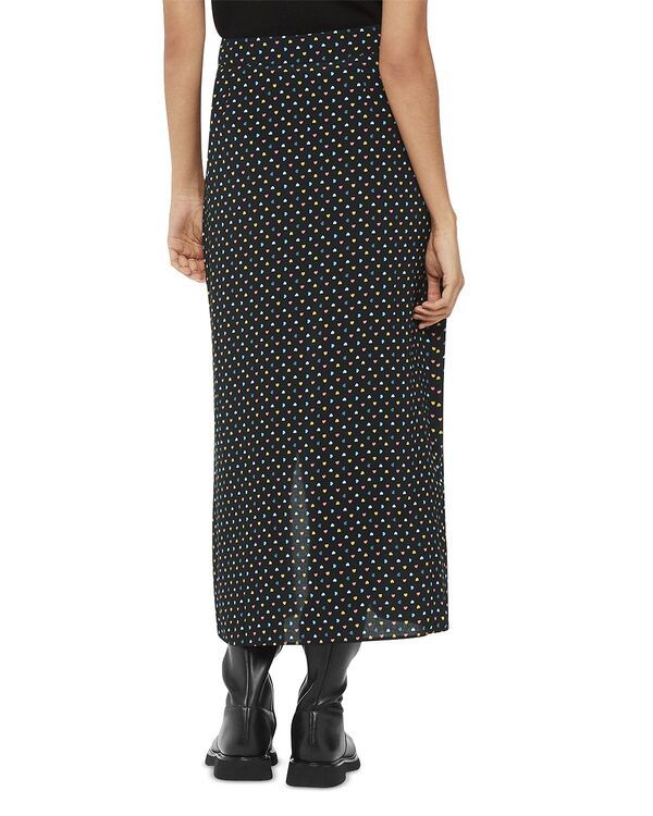 ホイッスルズ レディース ボトムスカート ミディ Whistlescattered Hearts Midi Skirt BlackMulti ブラック
