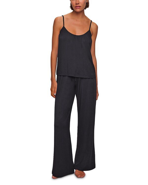 エバージェイ レディース アンダーウェア ナイトウェア Eberjey Gisele Cami Pant Pajama Set Black ブラック