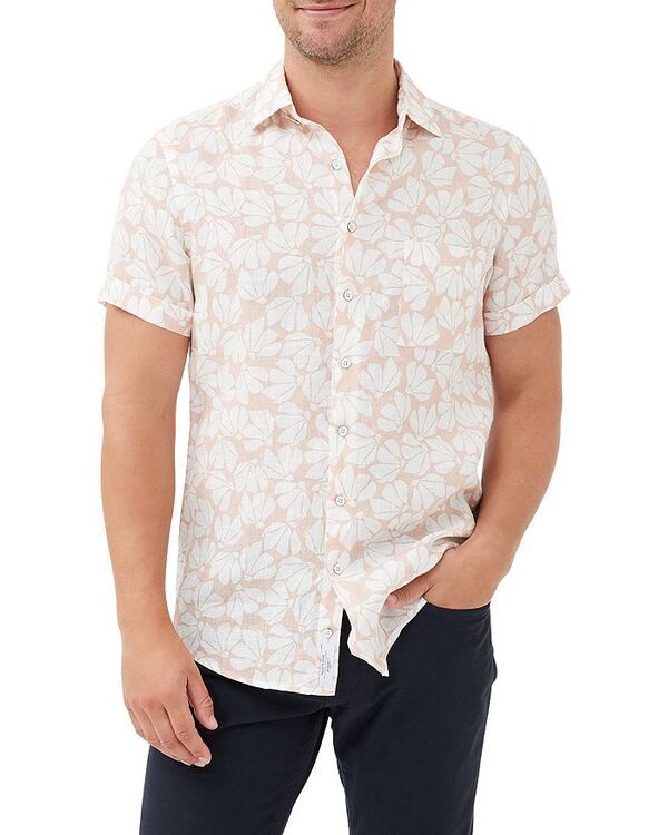 ロッドアンドグン メンズ トップス シャツ Rodd Gunn Massey West Woven Shirt Peach ピーチ