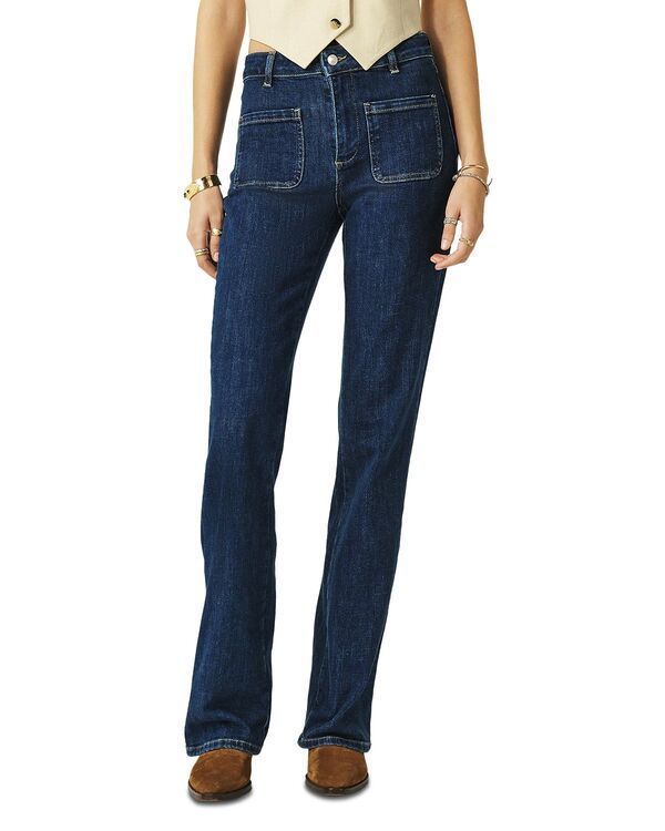 バッシュ レディース ボトムス デニムパンツ ストレート ジーンズ bash Rosstraight Leg Jeans Blue Jeans ブルー