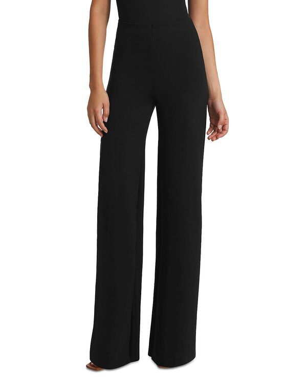 コマンドー レディース ボトムス カジュアルパンツ ワイドレッグ Commando Neoprene Wide Leg Pants Black ブラック