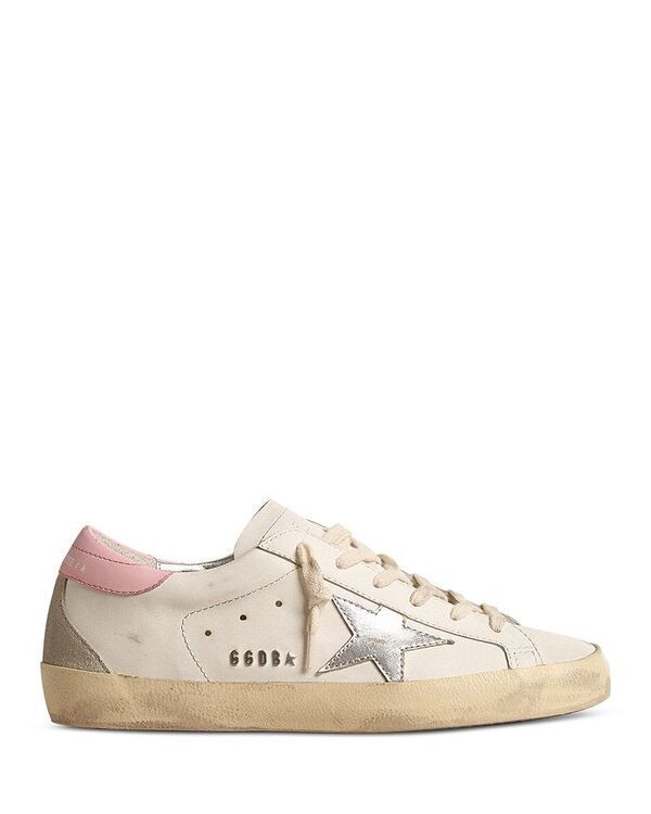 ゴールデングース レディース シューズ スニーカー Golden Goose Womens SuperStar Low Top Sneakers WhiteSilver ホワイト
