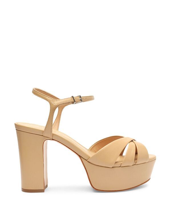 シュッツ レディース シューズ サンダル プラットフォーム ヒール SCHUTZ Womens Keefa Crossover Higheel Platform Sandals Light Nude シュッツ レディース シューズ サンダル プラットフォーム ヒール SCHUTZ Womens Keefa Crossover Higheel Platform Sandals Light Nude