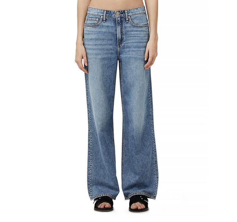 ラグアンドボーン レディース ボトムス デニムパンツ ワイドレッグ ジーンズ rag bone Logan Featherweight High Rise Wide Leg Jeans Audrey
