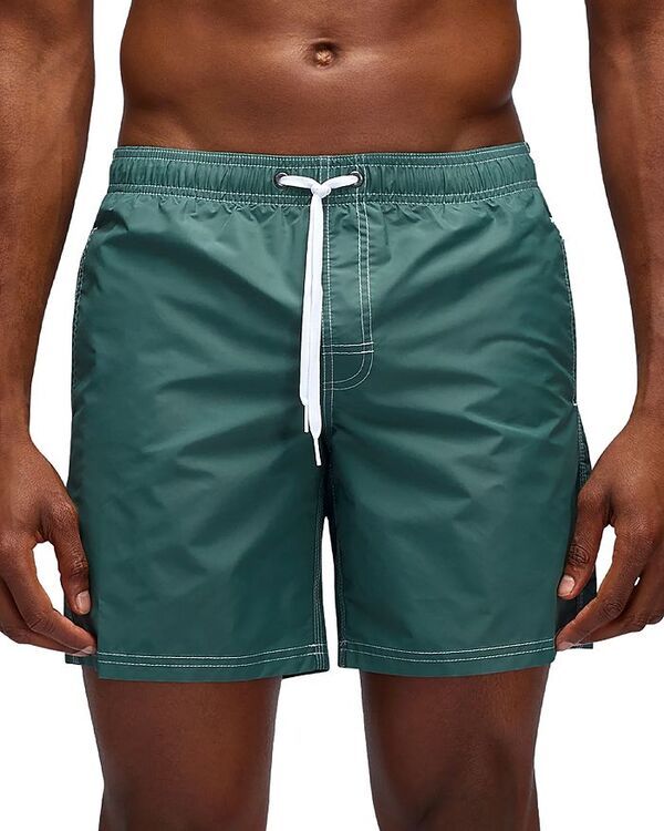 サンデッキ メンズ 水着 ハーフパンツ・ショーツ レギュラーフィット ショートパンツ SUNDEK Regular Fit 16 Board Shorts Camo Green グリーン