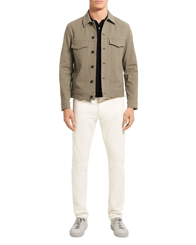 セオリー メンズ アウター ジャケット・ブルゾン Theory River Jacket ineoteric Twill Bark セオリー メンズ アウター ジャケット・ブルゾン Theory River Jacket ineoteric Twill Bark