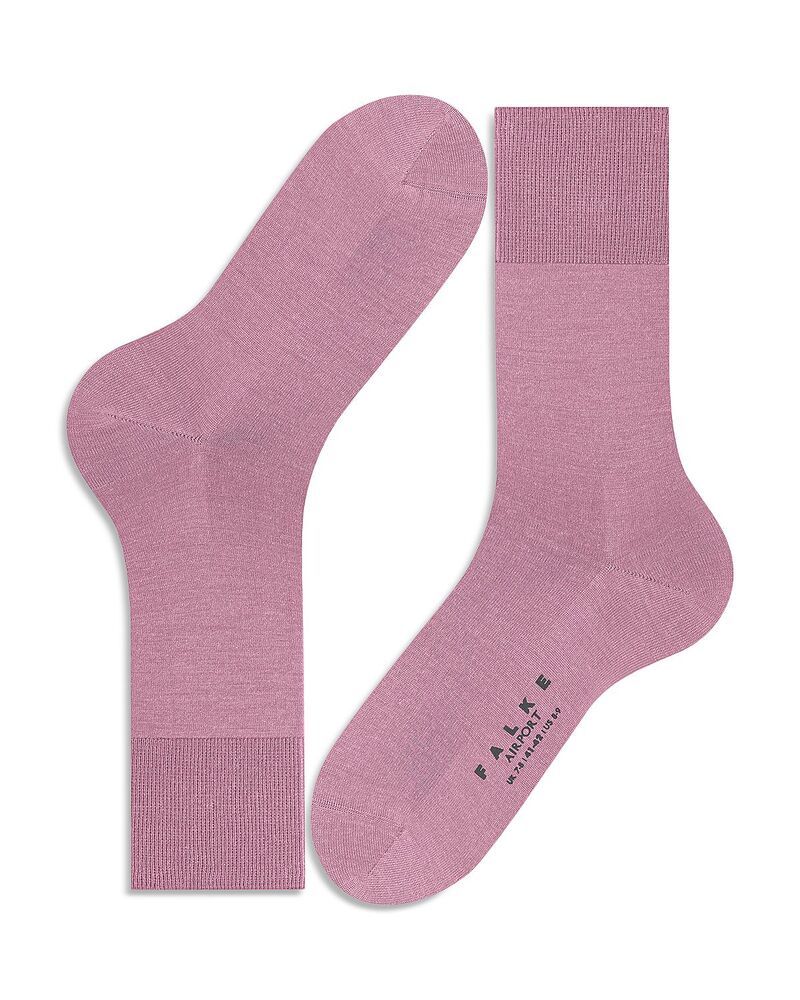 ファルケ メンズ アンダーウェア 靴下 ウール Falke Airport Wool Blend M lange Socks Light Rosa