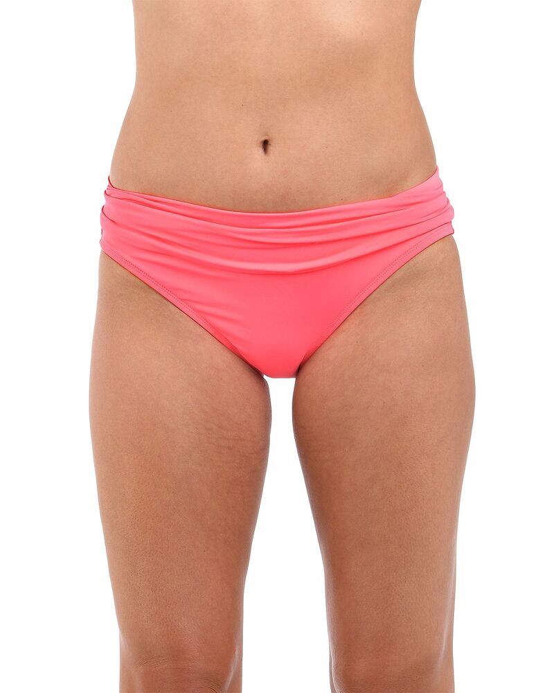 ラブランカ レディース 水着 ボトムスのみ La Blanca Island Goddesshirred Bikini Bottom Coral Reef コーラル
