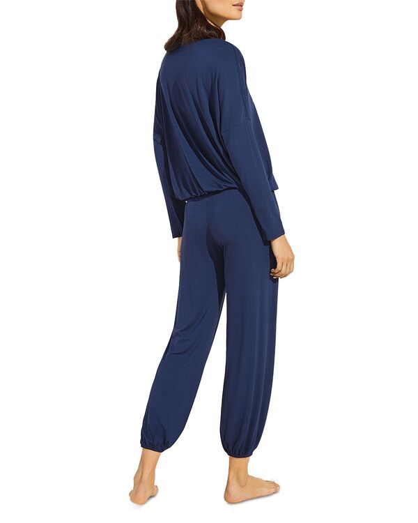 エバージェイ レディース アンダーウェア ナイトウェア Eberjey Gisele Slouchy Pajama Set NavyIvory アイボリー エバージェイ レディース アンダーウェア ナイトウェア Eberjey Gisele Slouchy Pajama Set NavyIvory アイボリー