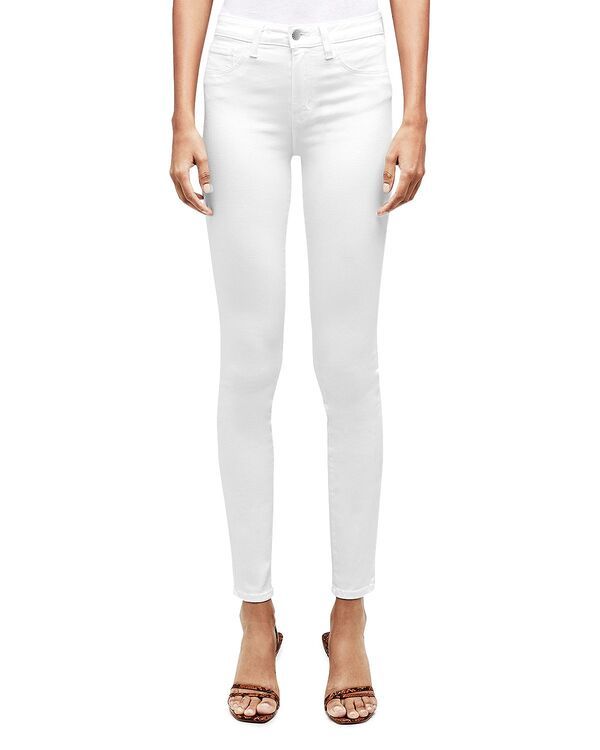 ラジャンス レディース ボトムス デニムパンツ ジーンズ LAGENCE Marguerite Skinny Jeans Blanc