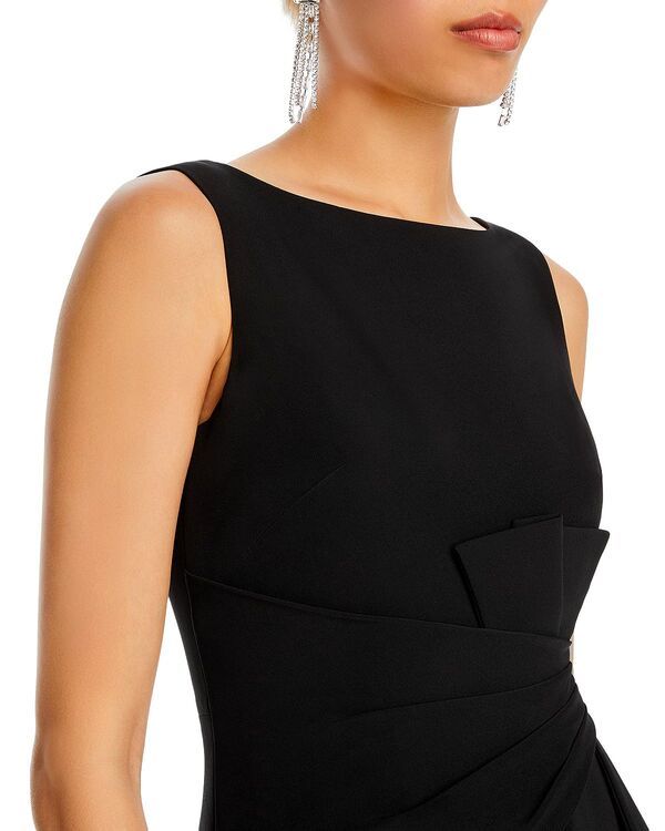 エリザジェイ レディース アンダーウェア ナイトウェア フリル ノースリーブ Eliza J Sleeveless CascadingRuffle Gown Black ブラック