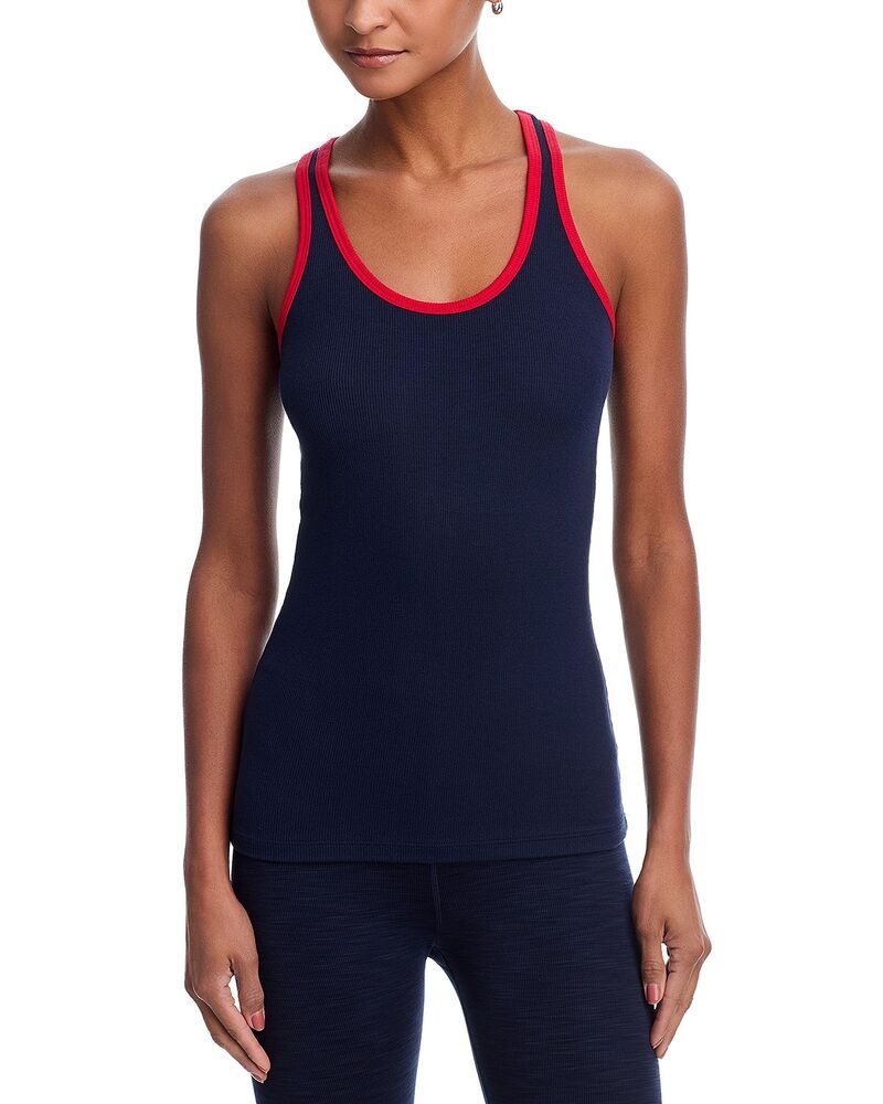 スピリッツフィフティファイブ レディース トップス シャツ ノースリーブ Splits59 Ashby Sleeveless Racerback Top IndigoPirate Red インディゴ