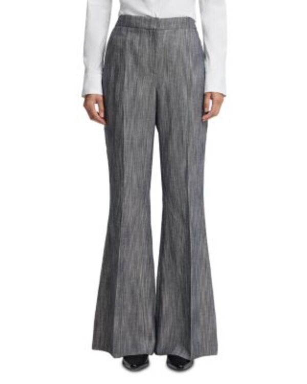 ボス レディース ボトムス カジュアルパンツ BOSS Talifia Pants Charcoal Sharkskin チャコール